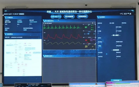 急診急救大平臺/ 智能急救系天榮醫療-華西-大方5G急診急救系統，讓資源前移 病人“上車(chē)即入院”